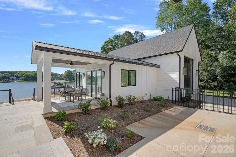 Exterior details and patio area of a home in , Cornelius (Image 27).