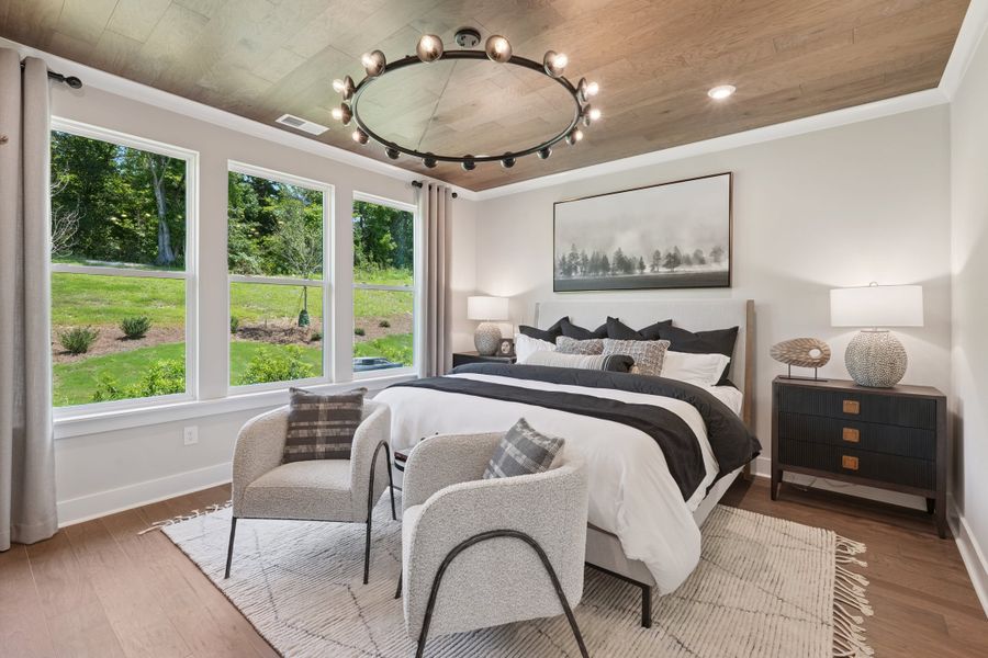 Representative furnished interior of a home built from the Hickory Hill by Tri Pointe Homes in Altis At Serenity, Fuquay Varina (Image 15).