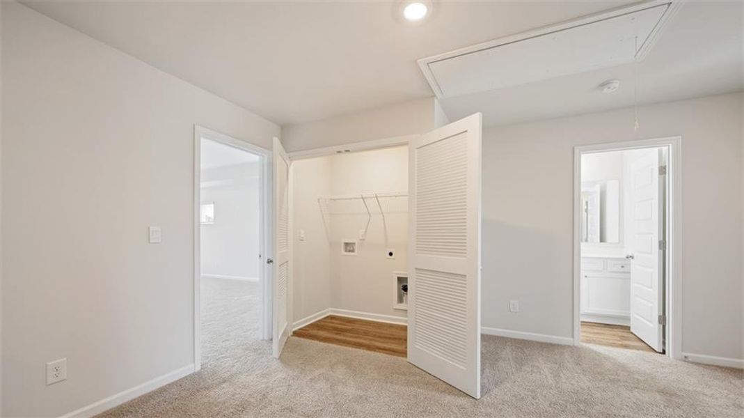 Spacious, unfurnished interior of a new home in Brookland Commons, Monroe (Image 18). Spacious, unfurnished interior of a new home in Brookland Commons, Monroe (Image 18).