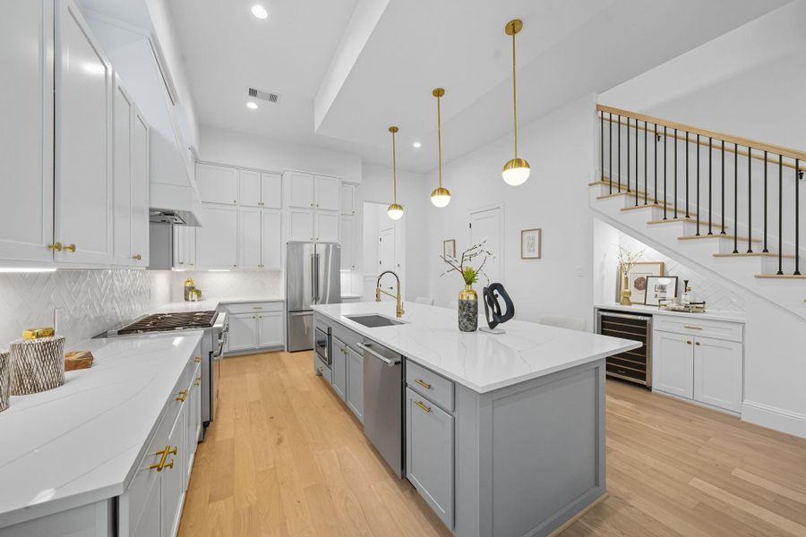 Furnished interior view inside a new home in , Houston (Image 3).