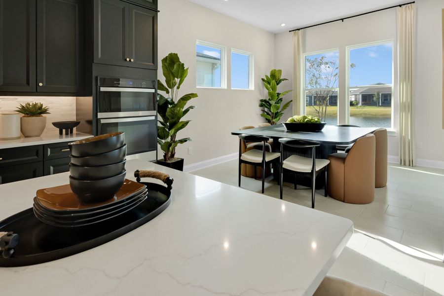 Representative furnished interior of a home built from the Curacao by Mattamy Homes in RiverTown, St. Johns (Image 9).