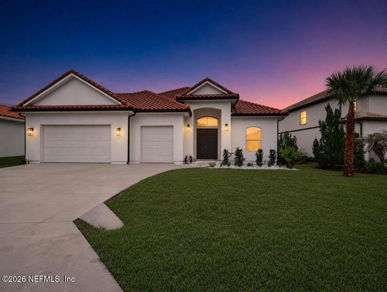 Front exterior of a new home in , St. Johns, FL, highlighting curb appeal (Image 35).