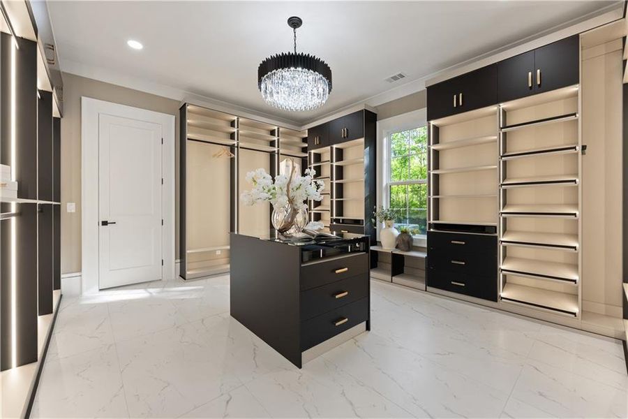 Furnished interior view inside a new home in , Monroe (Image 7).