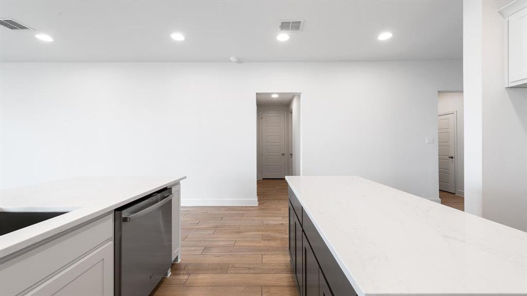 Furnished interior view inside a new home in Trinity Falls 45', McKinney (Image 10).