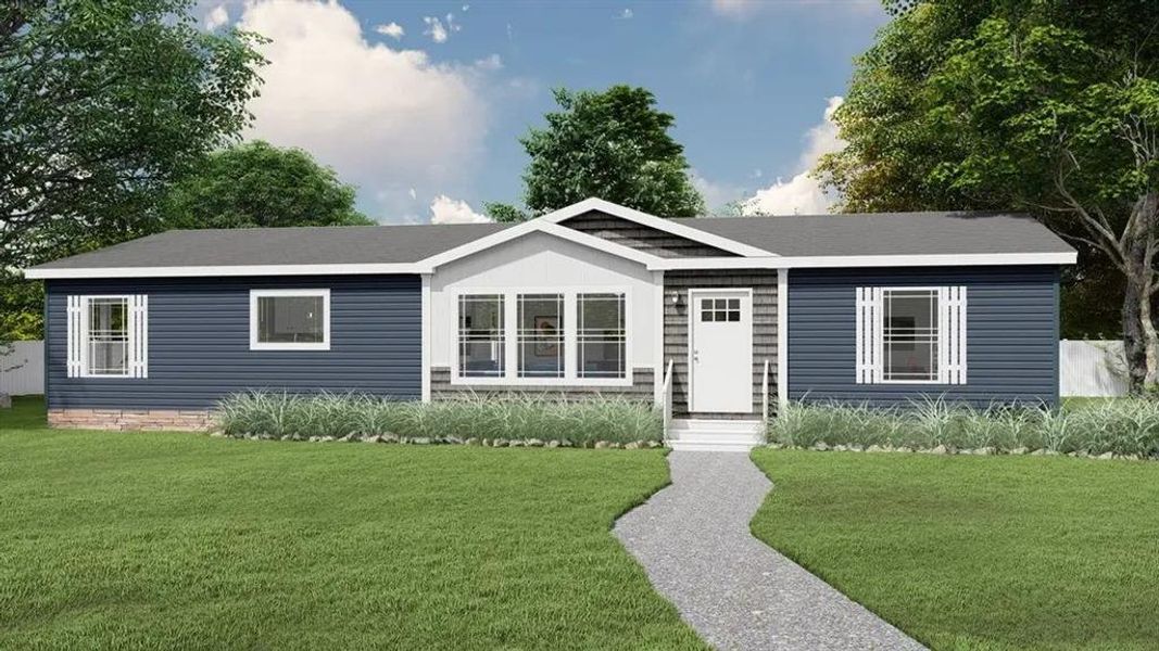 Front exterior of a new home in , Morganton, GA, highlighting curb appeal (Image 1). Front exterior of a new home in , Morganton, GA, highlighting curb appeal (Image 1).