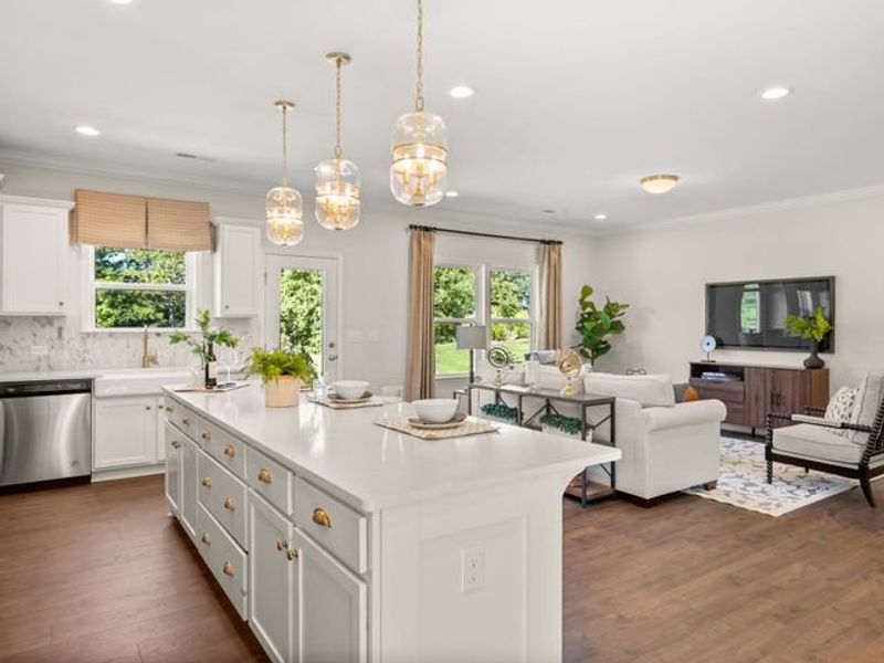 Representative furnished interior of a home built from the Declan by True Homes in Tillery Tradition, Mount Gilead (Image 4).