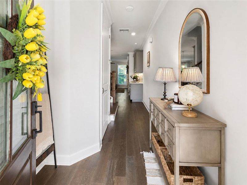 Furnished interior view inside a new home in , Johns Creek (Image 5).