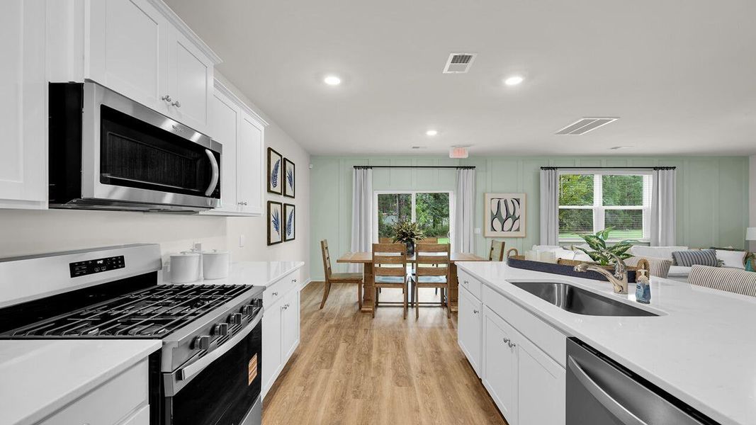 Furnished interior view inside a new home in The Cove at Mallard Crossing, Summerville (Image 10).