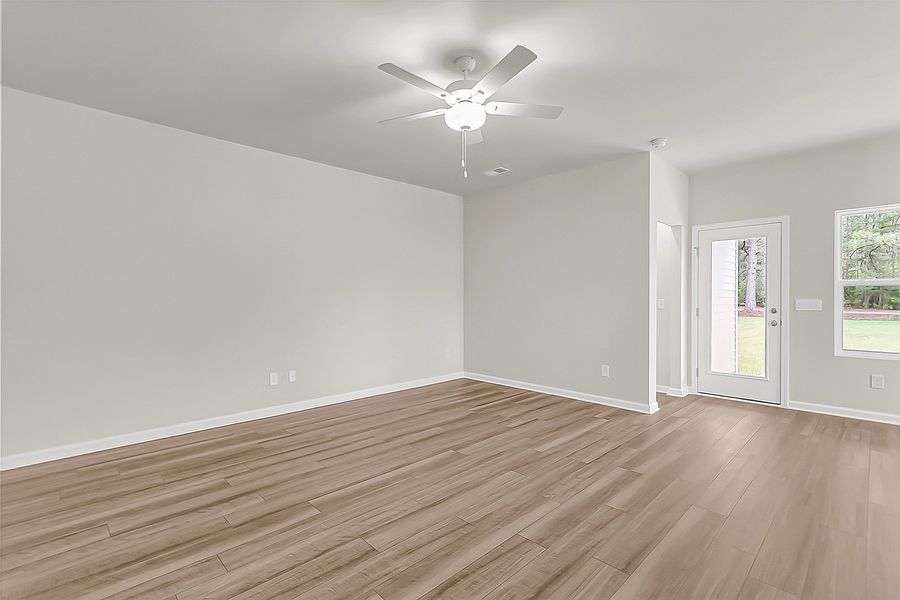 Spacious, unfurnished interior of a new home in Fairway Woods at Wyboo, Manning (Image 24).