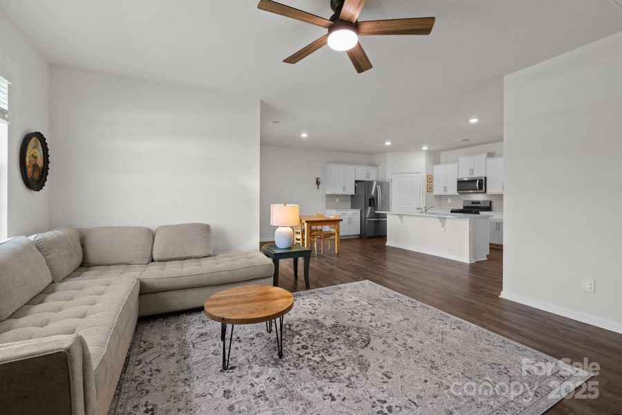 Furnished interior view inside a new home in Secrest Commons, Monroe (Image 27).