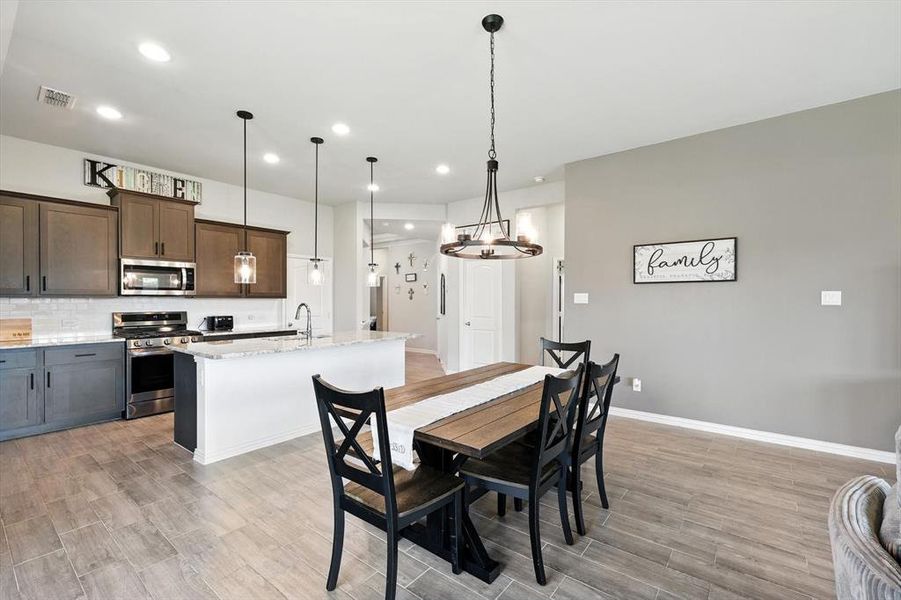 Furnished interior view inside a new home in , Royse City (Image 16).