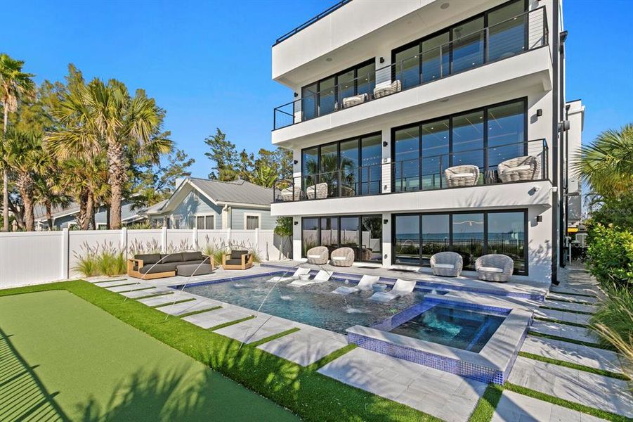 Exterior details and patio area of a home in , Indian Rocks Beach (Image 32). Exterior details and patio area of a home in , Indian Rocks Beach (Image 32).