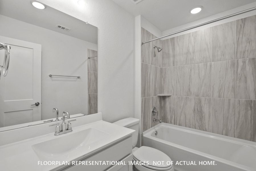 Furnished interior view inside a new home in Moran Ranch, Willis (Image 6).