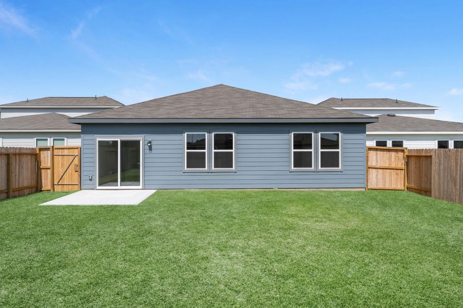 Representative exterior details of a home built from the Kepler by Starlight Homes in Royal Pines, Porter (Image 3). Representative exterior details of a home built from the Kepler by Starlight Homes in Royal Pines, Porter (Image 3).