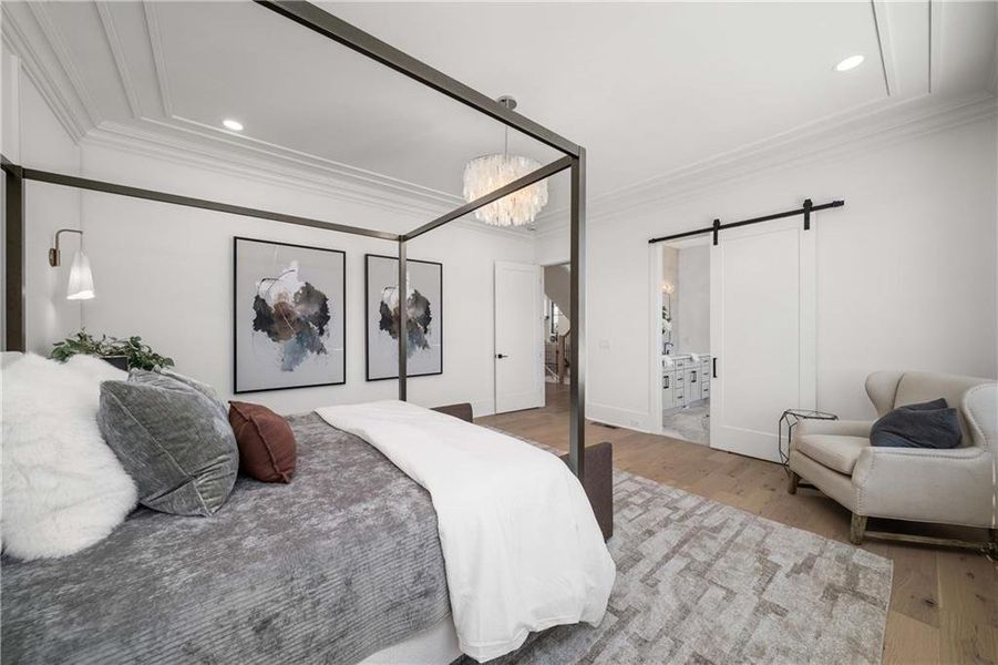 Furnished interior view inside a new home in Echo at Crabapple, Milton (Image 51).