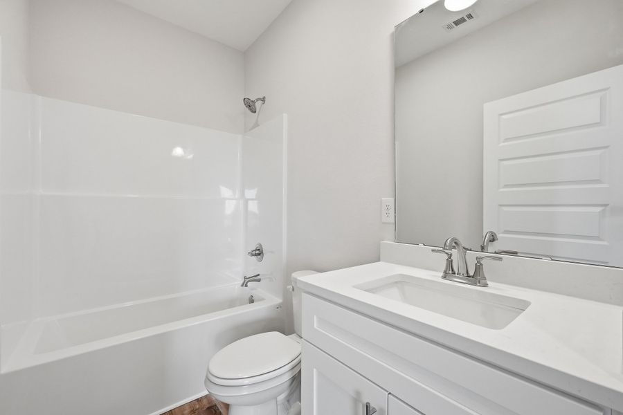 Furnished interior view inside a new home in Southern Charm, Crestview (Image 9).