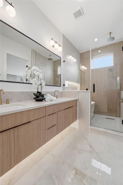 Furnished interior view inside a new home in , Houston (Image 19).