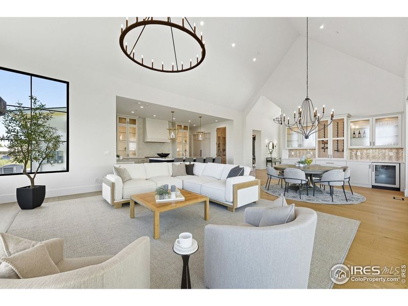 Furnished interior view inside a new home in , Longmont (Image 12).