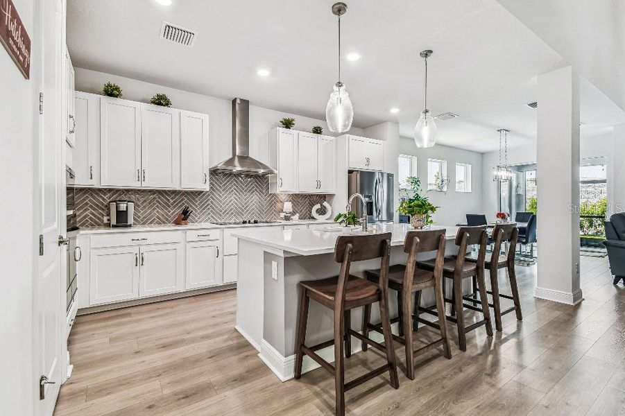Furnished interior view inside a new home in , Tarpon Springs (Image 25).