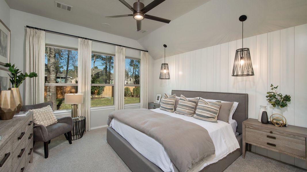 Representative furnished interior of a home built from the 1593W by Perry Homes in Santa Rita Ranch Tierra Rosa, Liberty Hill (Image 15).