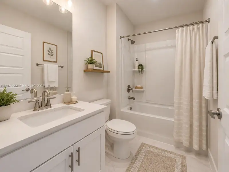 Furnished interior view inside a new home in Waterstone 62, Fort Pierce (Image 3).