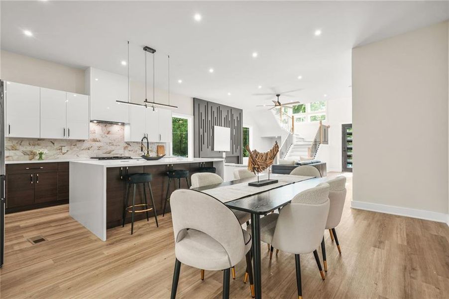 Furnished interior view inside a new home in , Atlanta (Image 27). Furnished interior view inside a new home in , Atlanta (Image 27).