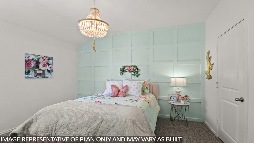 Furnished interior view inside a new home in East Williams Cove, Conroe (Image 12).