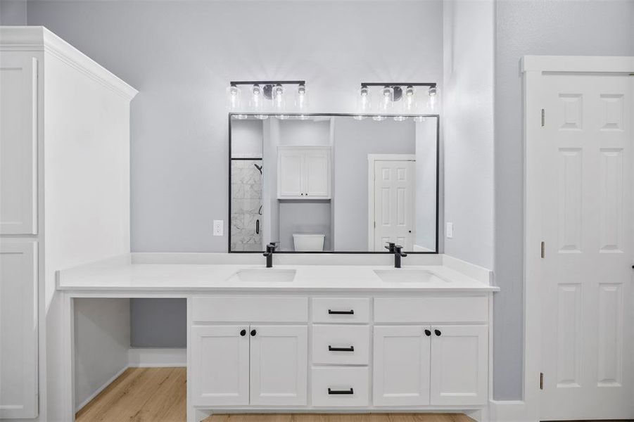 Furnished interior view inside a new home in , Ennis (Image 11).
