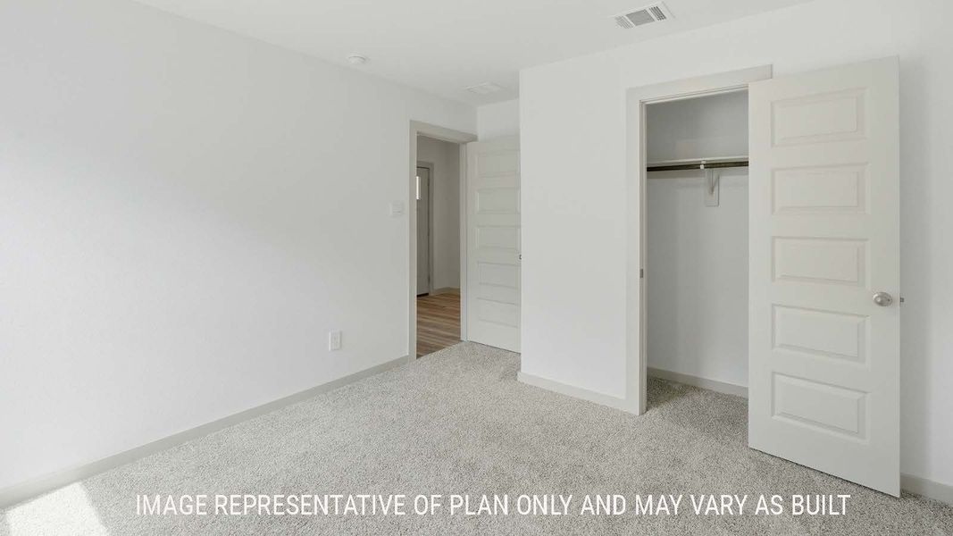 Representative unfurnished interior of a home built from the Kingston by D.R. Horton in China Grove, China (Image 26).