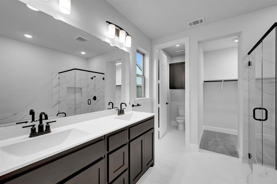 Furnished interior view inside a new home in Treeline, Justin (Image 9).