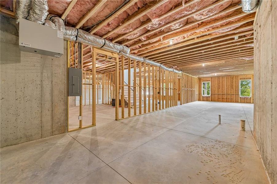 In-progress construction of a new home in , Buford, GA (Image 51).