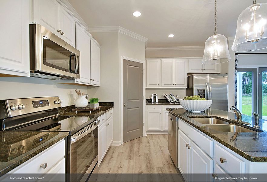 Furnished interior view inside a new home in Langdon Preserve, Angier (Image 7).