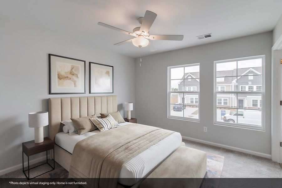 Furnished interior view inside a new home in Astoria, Columbia (Image 10).
