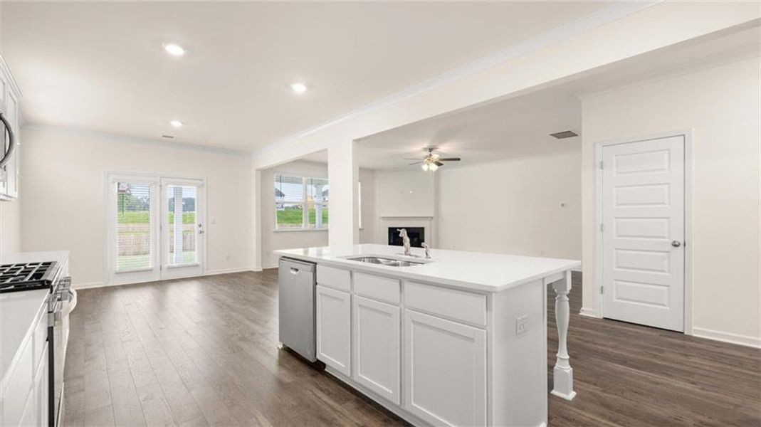 Furnished interior view inside a new home in Independence, Loganville (Image 7).