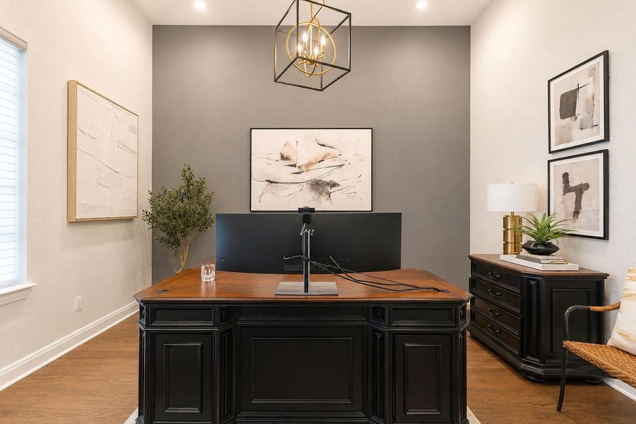 Furnished interior view inside a new home in , Dripping Springs (Image 5).