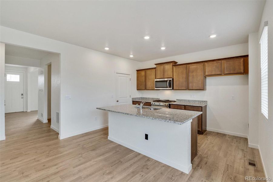 Furnished interior view inside a new home in Trails at Crowfoot, Parker (Image 4). Furnished interior view inside a new home in Trails at Crowfoot, Parker (Image 4).
