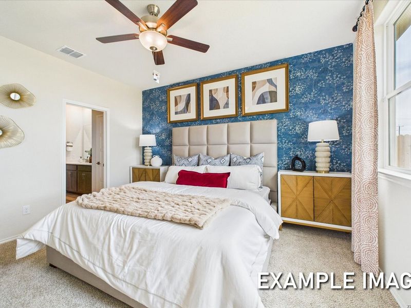 Furnished interior view inside a new home in Agave, San Antonio (Image 33).