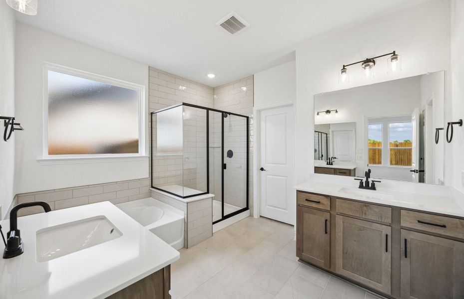 Furnished interior view inside a new home in Whitewing Trails, Princeton (Image 7).