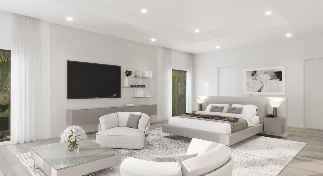 Furnished interior view inside a new home in , West Palm Beach (Image 9).