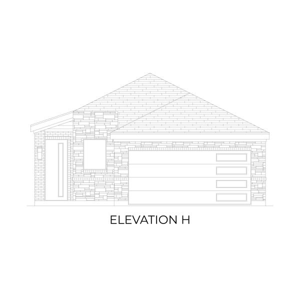 Representative rendering of the exterior for the Lincoln F by First Texas Homes (Image 11).