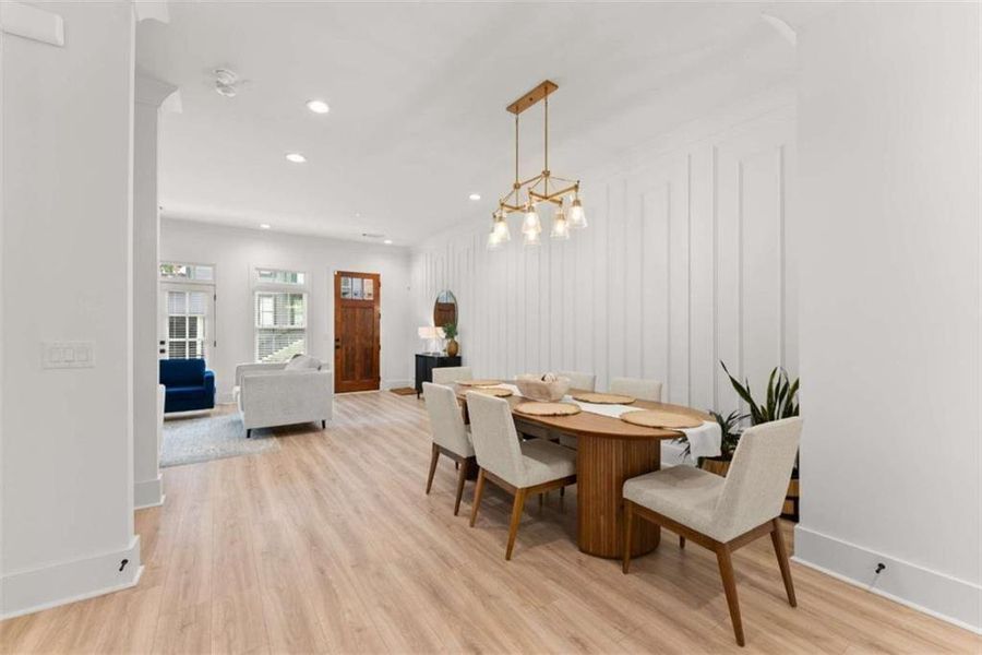 Furnished interior view inside a new home in , Sugar Hill (Image 8).