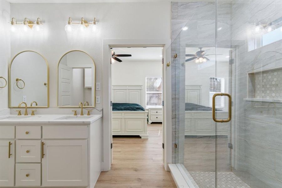 Furnished interior view inside a new home in , Fort Worth (Image 33).