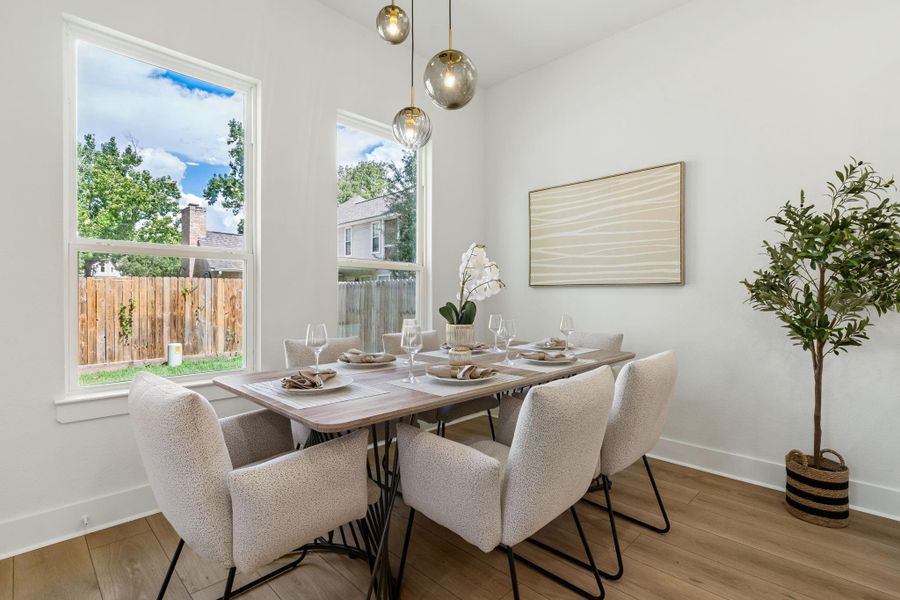 Furnished interior view inside a new home in , Tomball (Image 15).