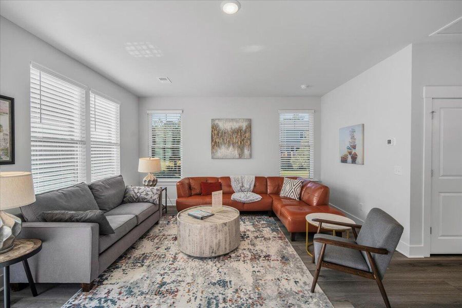 Furnished interior view inside a new home in Coopers Bluff, Hanahan (Image 13). Furnished interior view inside a new home in Coopers Bluff, Hanahan (Image 13).