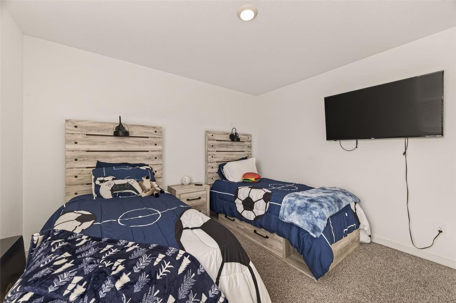 Furnished interior view inside a new home in Westland Ranch 50' Homesites, League City (Image 17).