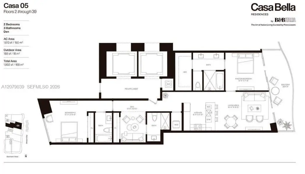 2D floor plan layout of this home in , Miami, FL (Image 4). 2D floor plan layout of this home in , Miami, FL (Image 4).