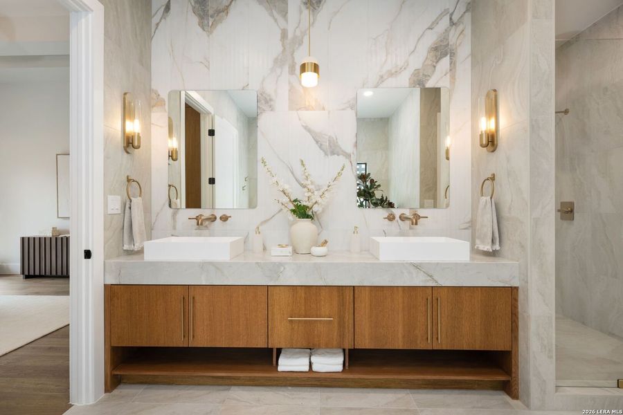 Furnished interior view inside a new home in , San Antonio (Image 17).