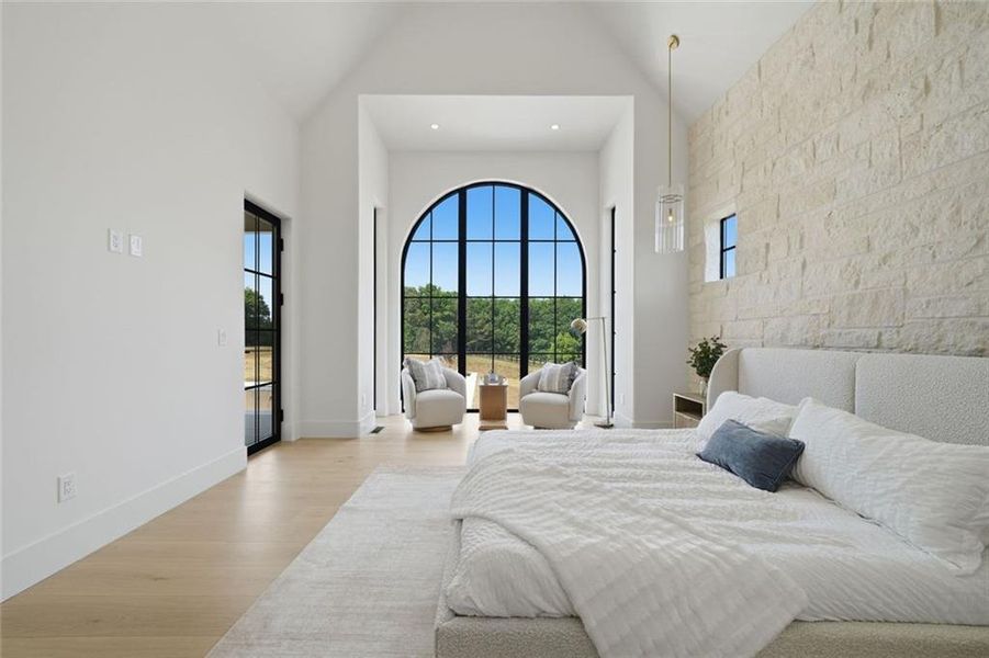 Furnished interior view inside a new home in , Canton (Image 48).
