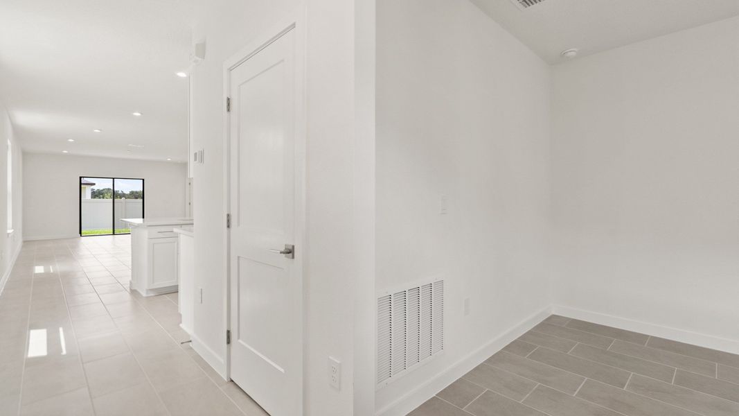 Representative furnished interior of a home built from the Flagler by DRB Homes in Grasslands West, Lakeland (Image 4).