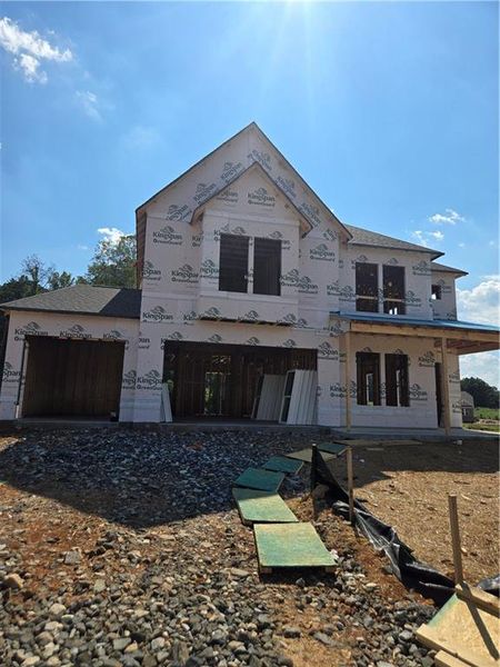 In-progress construction of a new home in Ashbury Commons, Powder Springs, GA (Image 10).